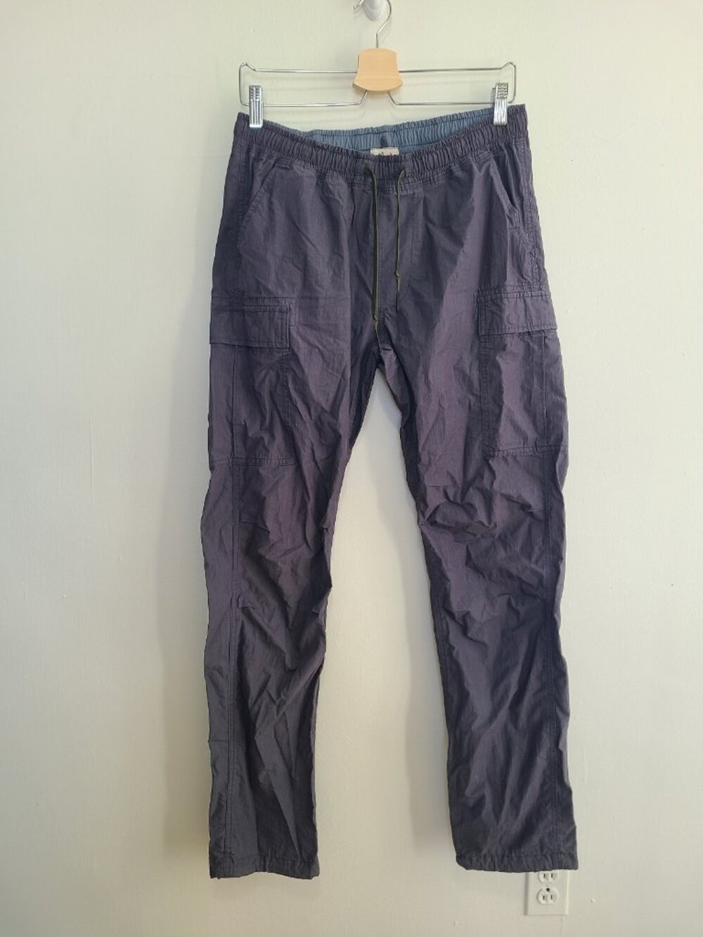 Relwen Drawstring Cargo Pant Men's Size M Gray Hiking